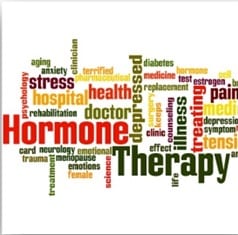 hormone therapy word art