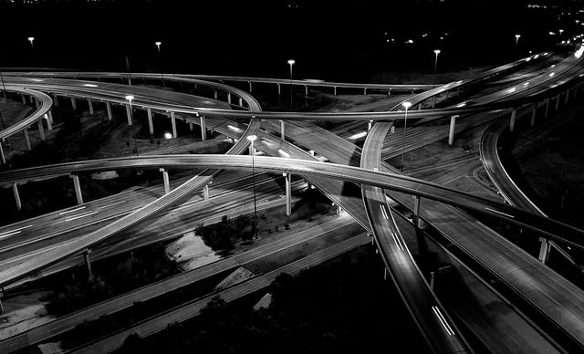 Carrollton TX Trinity Mills Interchange-Night by Daxis 10-3-15